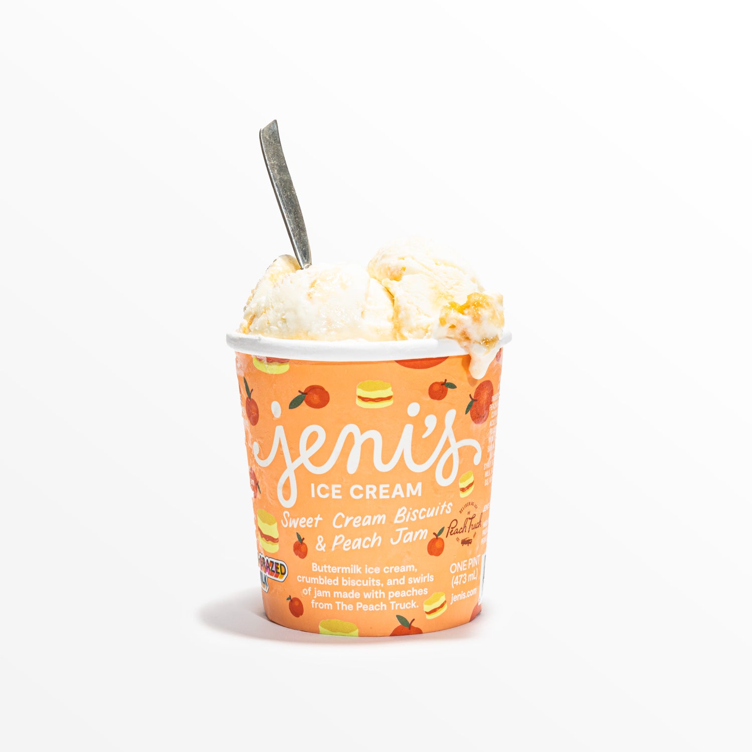 Sweet Cream Biscuits & Peach Jam | Jeni's Splendid Ice Creams