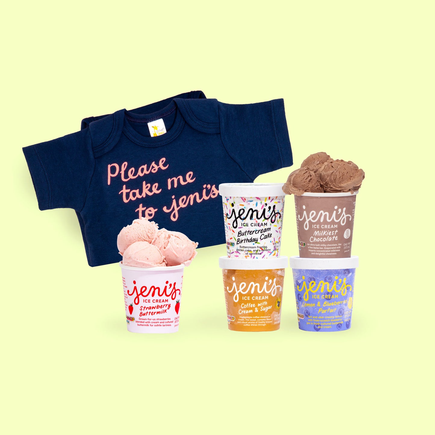 Newborn Baby Collection Pint Bundle Jeni's Splendid Ice Creams   