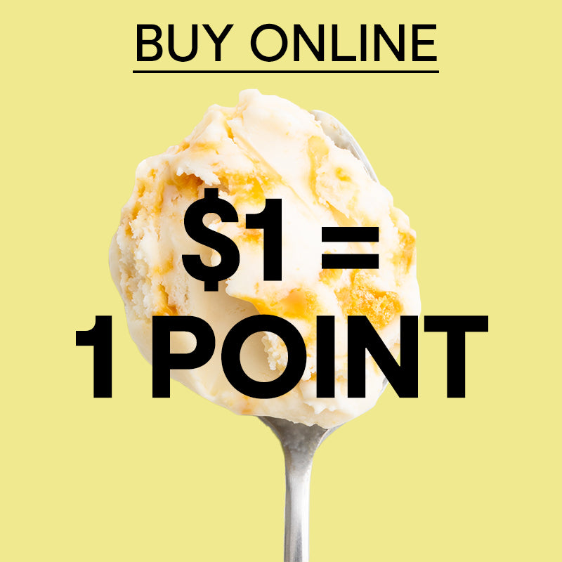Buy online and $1 = 1 point