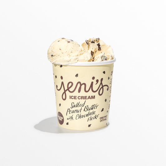 Salted Peanut Butter with Chocolate Flecks