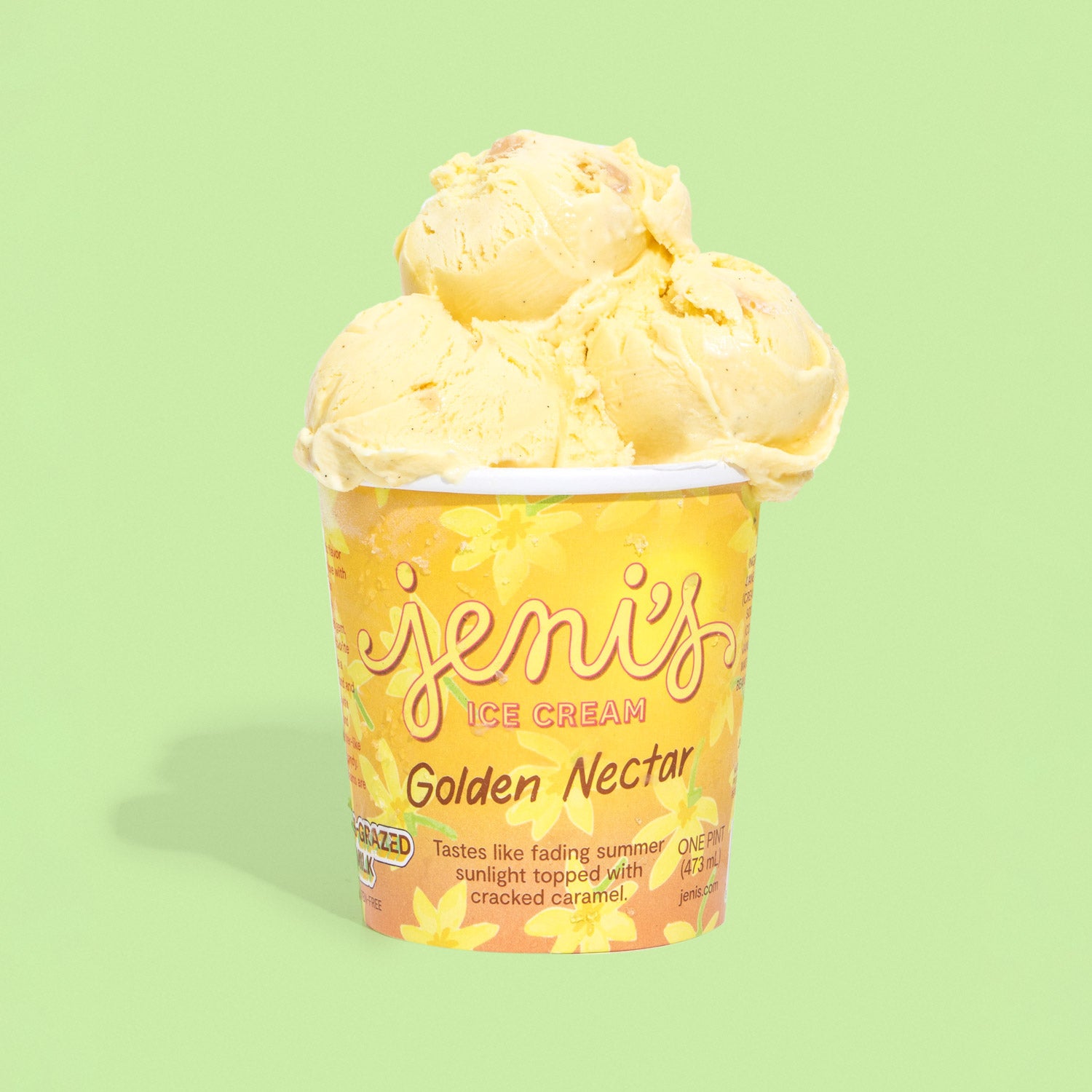 Golden Nectar Pint Jeni's Splendid Ice Creams   