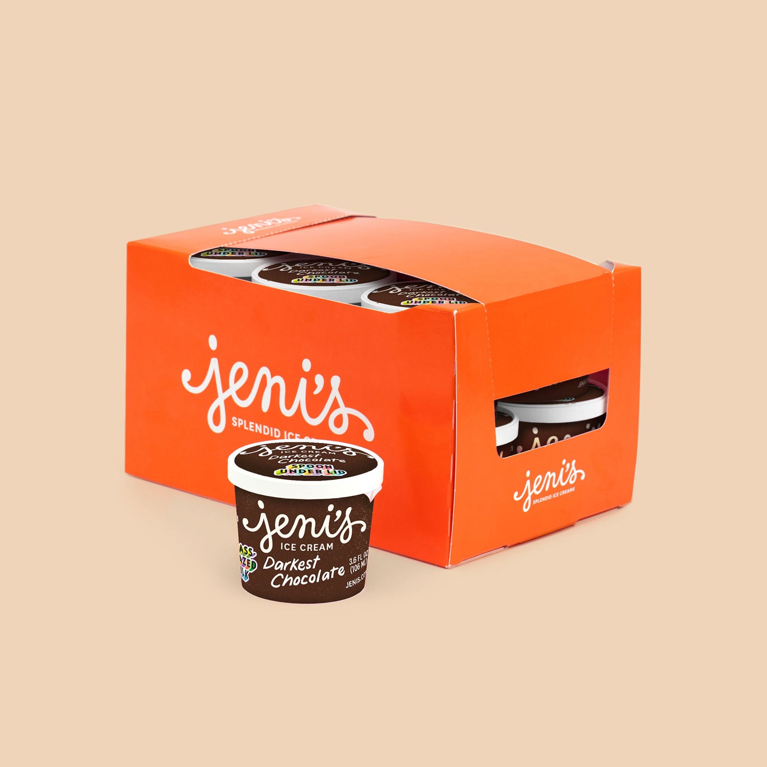 Darkest Chocolate Street Treats (12-pack) Pint Bundle Jeni's Splendid Ice Creams   