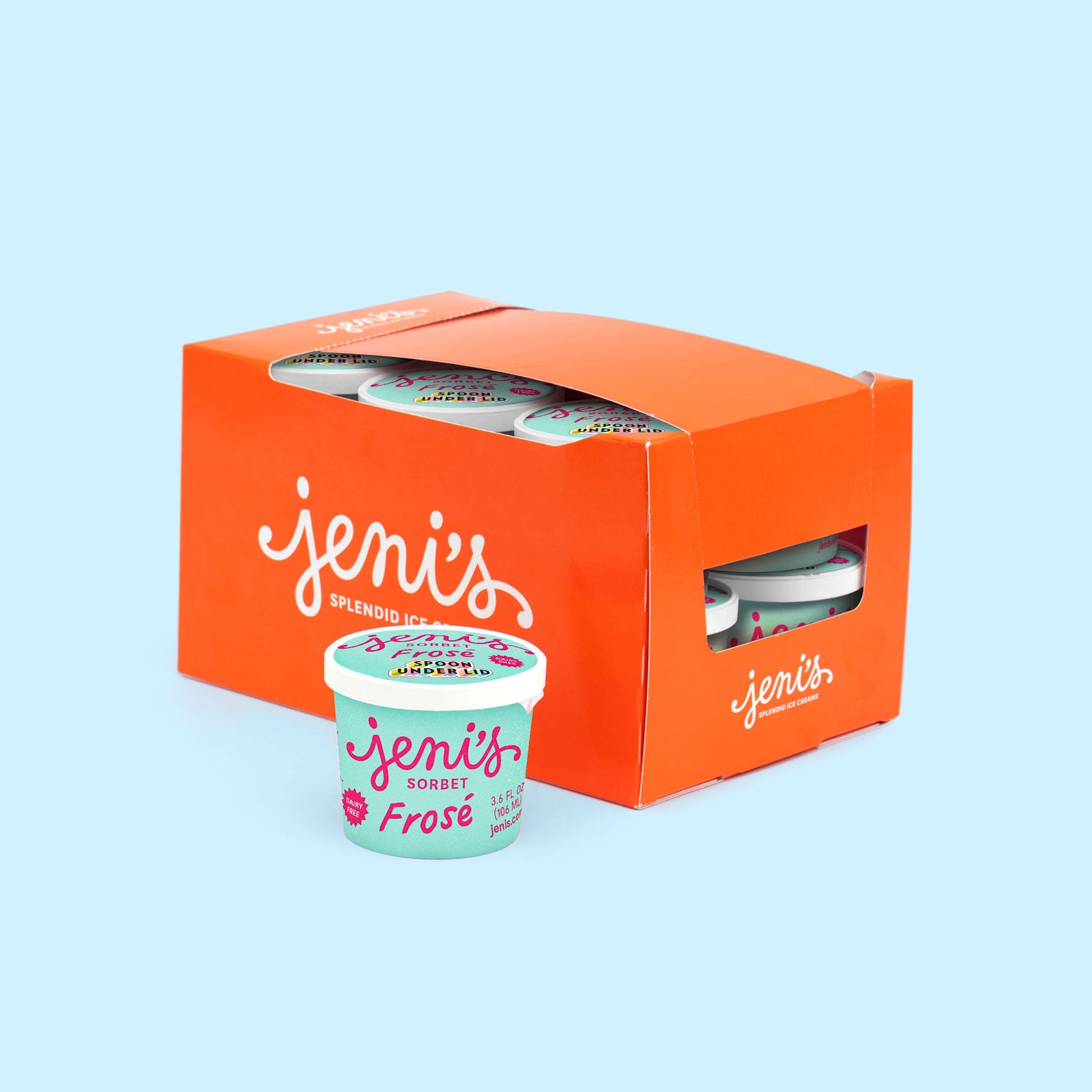 Frosé Sorbet Street Treats (12-pack) Pint Bundle Jeni's Splendid Ice Creams   