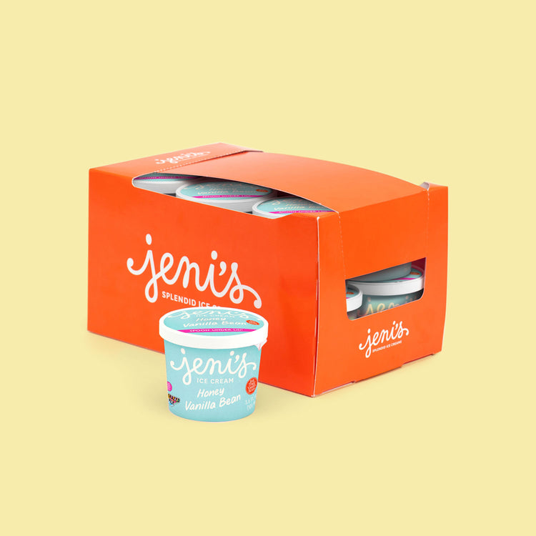 Honey Vanilla Bean Street Treats (12pack) Jeni's Splendid Ice Creams