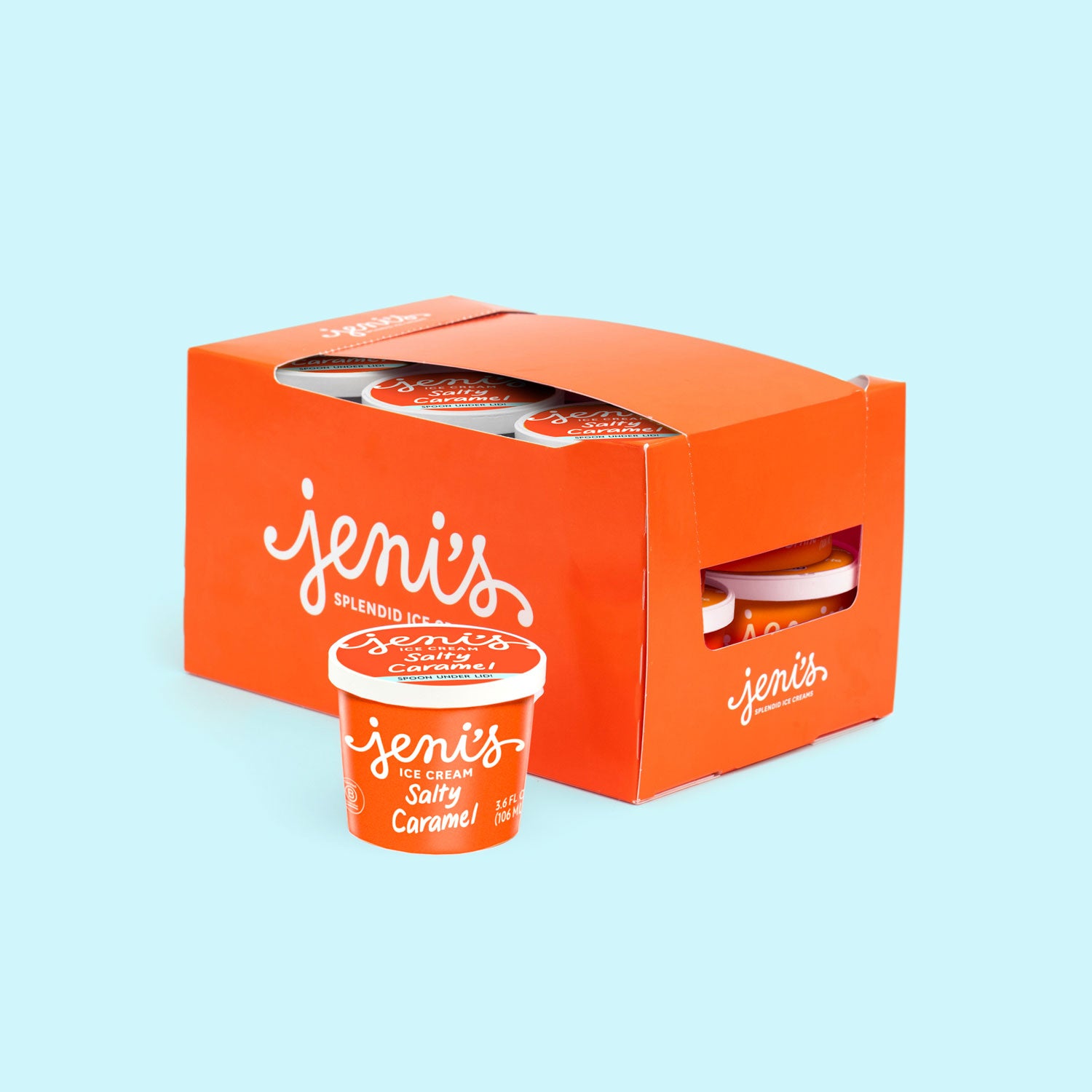 Salty Caramel Street Treats (12-pack) Pint Bundle Jeni's Splendid Ice Creams   